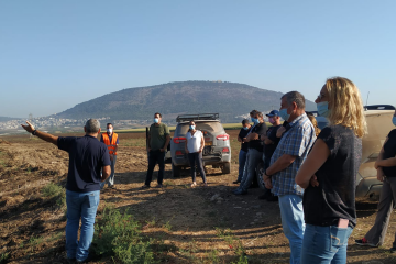 ראש המועצה, אייל בצר, מקדם תוכניות לפיתוח השטחים הפתוחים, בשיתוף קהילות האשכול המזרחי